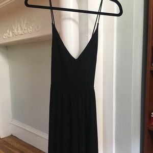 Zara black v neck romper